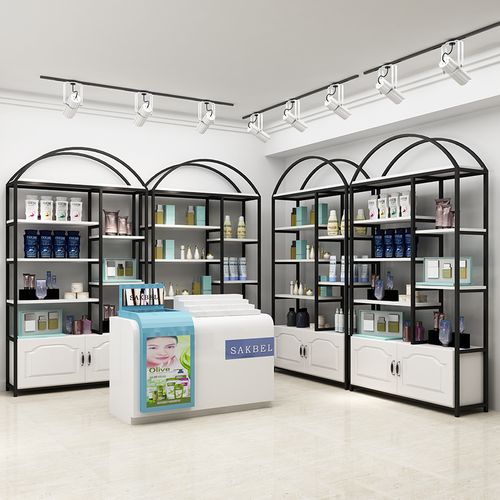 多功能自由组合化妆品展示柜 让产品陈列更具魅力与高效