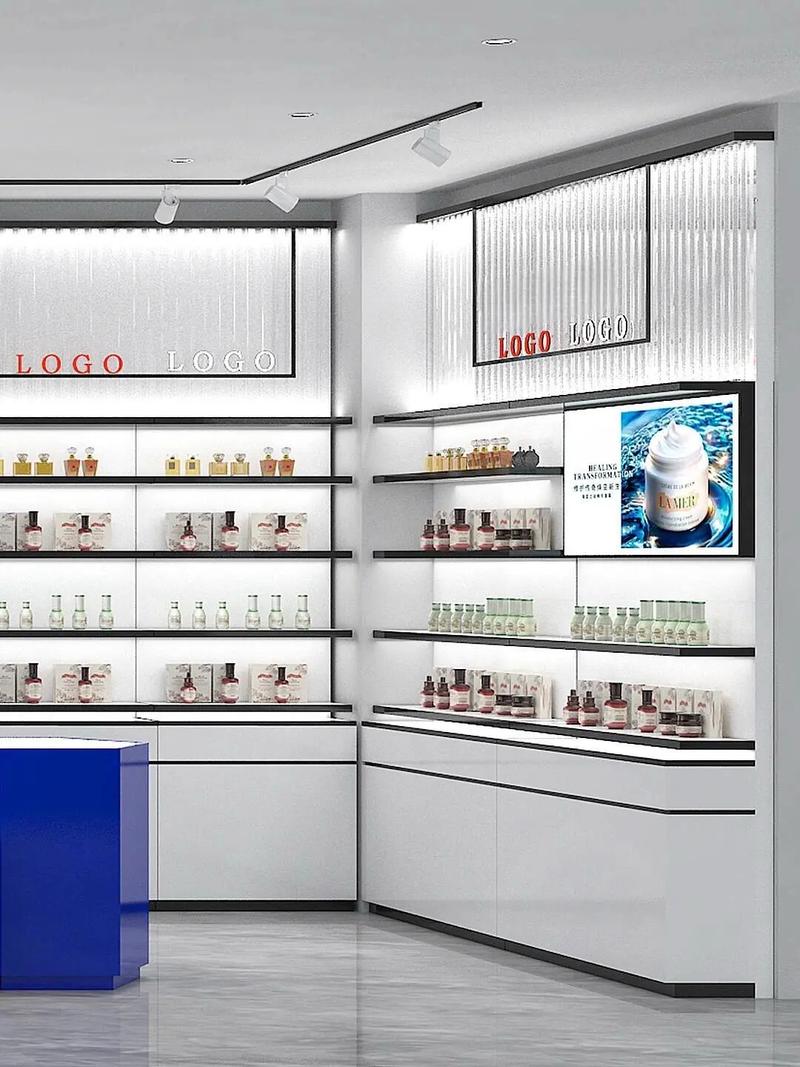 美妆店空间设计与定制化妆品展示柜的完美结合